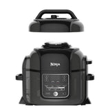 Ninja OP300 Foodi 8 in 1 Multi cooker in one pot, Pressure cooker, Broil, Dehydrate, Slow Cooker, Air Fryer, Grill, Sear/Saute, Steam & More, with 6L Capacity and Recipe Book