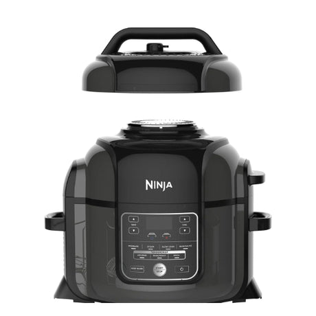 Ninja OP300 Foodi 8 in 1 Multi cooker in one pot, Pressure cooker, Broil, Dehydrate, Slow Cooker, Air Fryer, Grill, Sear/Saute, Steam & More, with 6L Capacity and Recipe Book