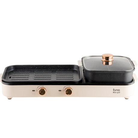 Iona GL3613 Tabletop BBQ Grill With Yuan Yang Hotpot | 2.5L Hotpot