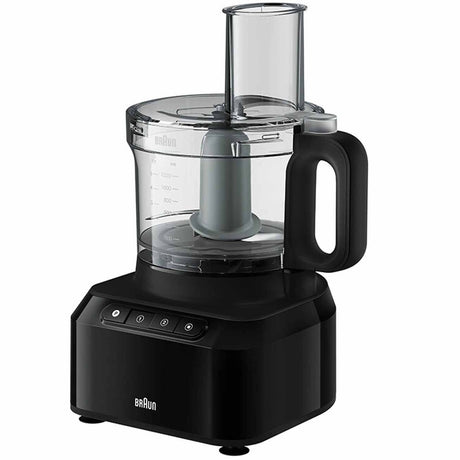 Braun FP3132BK PureEase Food Processor (1.2L + 2.1L)