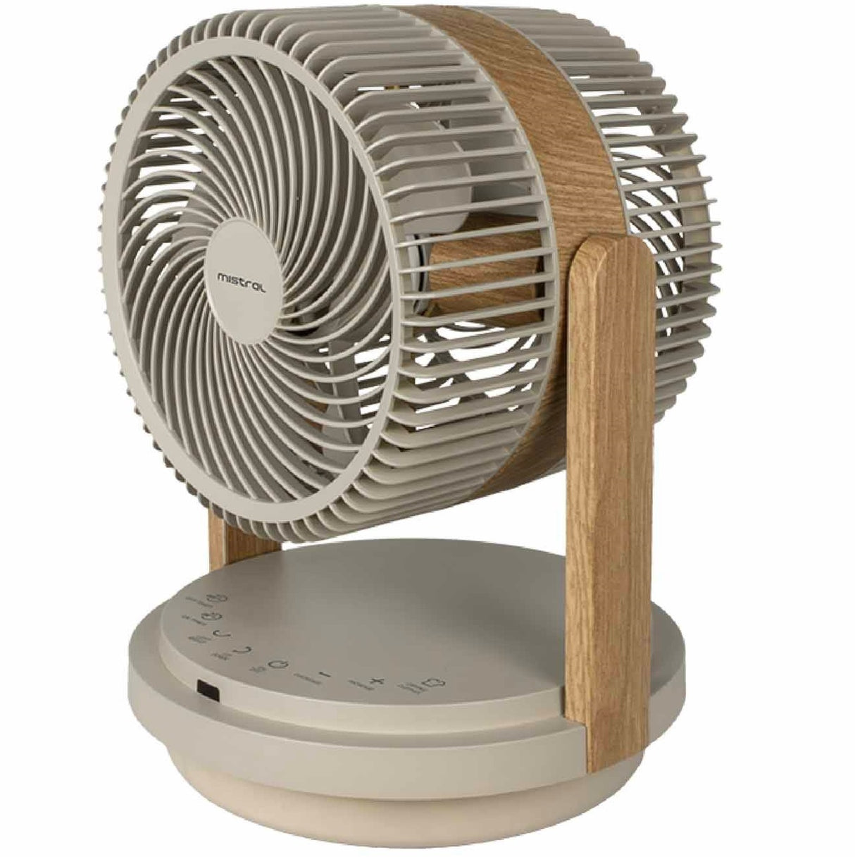 Mistral MHV812R2-G Double Blade DC High Velocity Fan with Remote 8 Inch