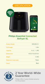 Philips HD9280/91 Essential XL Airfryer 6.2L