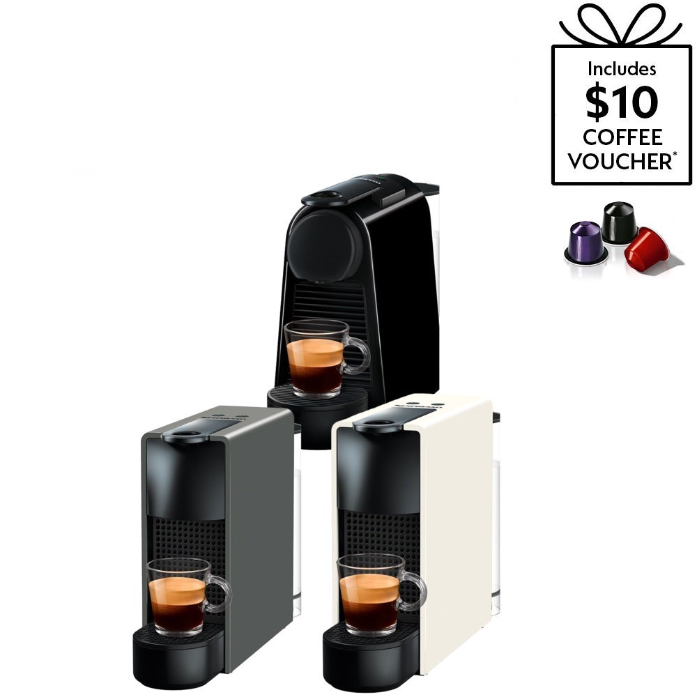 Nespresso Essenza Mini Coffee Machine + Free $10 Coffee Voucher + Capsules