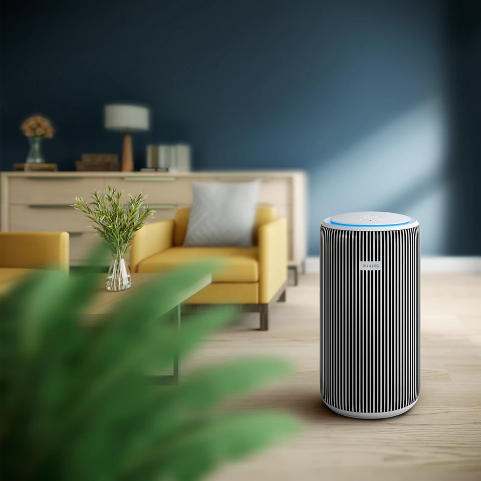 Philips AC3220/10 | AC3220 Smart Air Purifier Pro 3200 Series, HEPA, 520m³/h CADR, 135m² Coverage, Cleans up to 99.97% particles