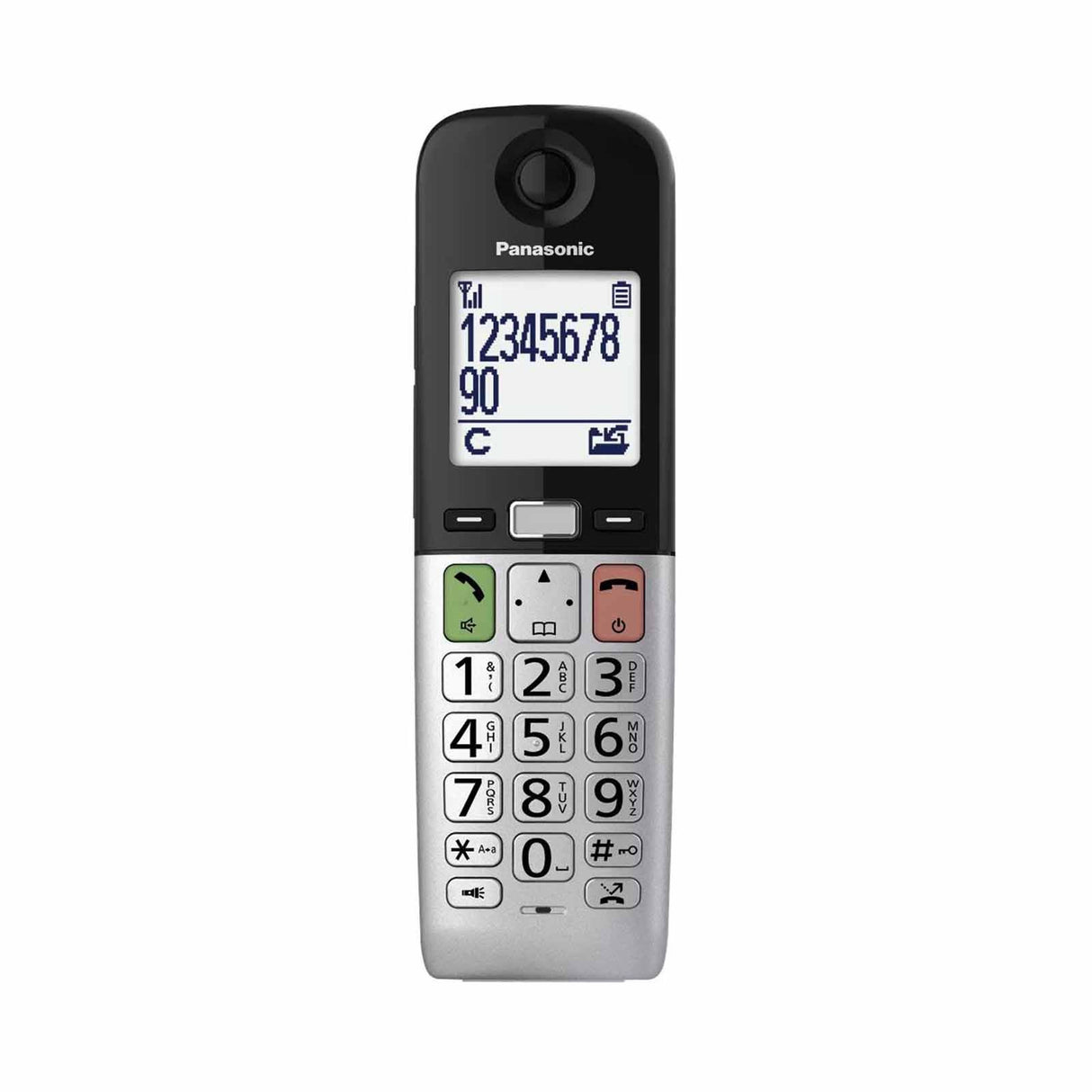 Panasonic KX-TGU410CXB Single Digital Cordless Phone with a large 2.1-inch Display