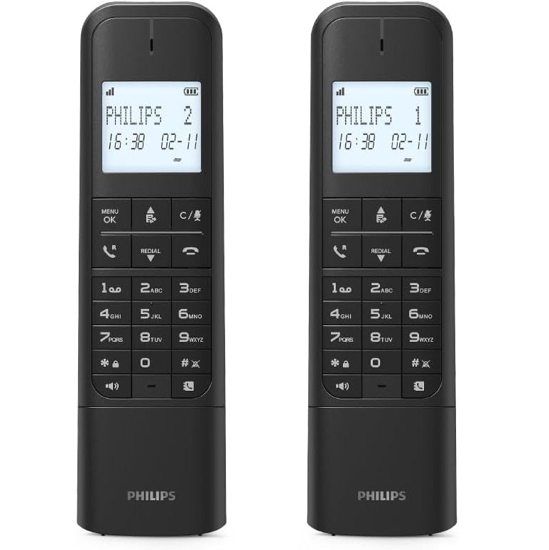 Philips M4701B/90 | M4702B/90 Cordless Phone - Single or Duo Sets Options Available