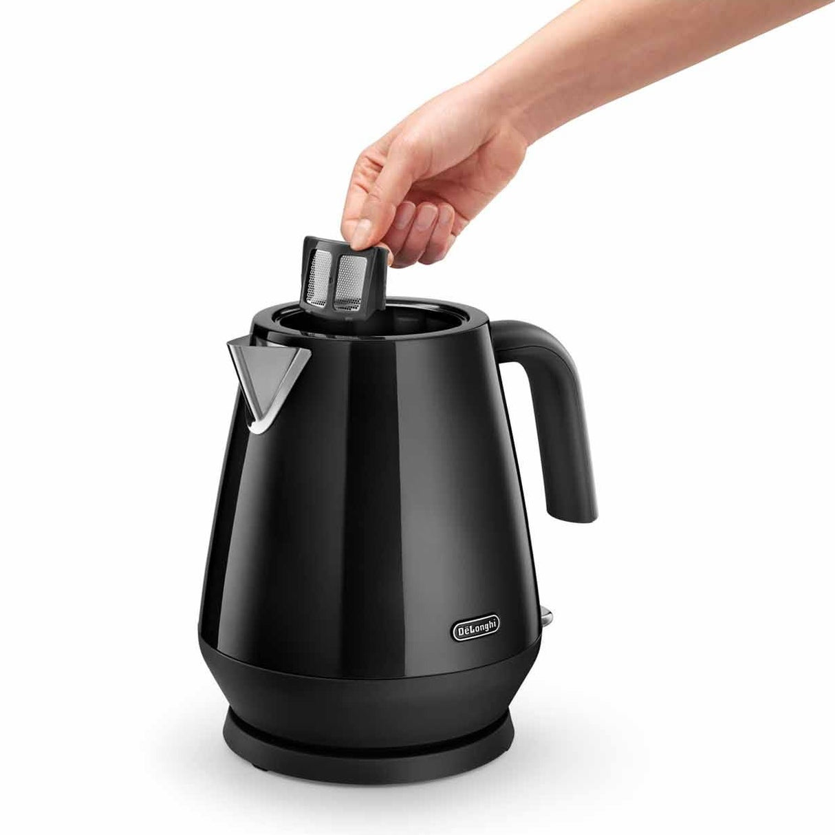 Delonghi KBY2001.BK Eclettica Bold Black Kettle 1.7L