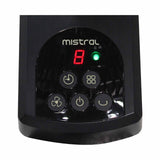 Mistral MWF1697DR Matt Black Gen 1 DC Wall Fan with Remote 16 Inch