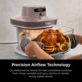 FREE XSKSFNMEDSM 2.3L Container WORTH $49.99 - Ninja AS101SM Crispi Pro 6-in-1 Countertop Glass Air Fryer - 4 Colors are Available