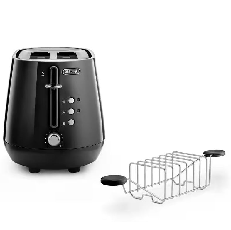 Delonghi CTY2103.BK Eclettica Bold Black 2 Slice Toaster