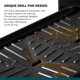 KITH SBG-TR-B1 Smokeless Mini Duo Grill (Touch Control) - Duo-Heatwave Technology | Patented