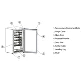 Mayer MMWC28MAG Wine Chiller 28 Bottles