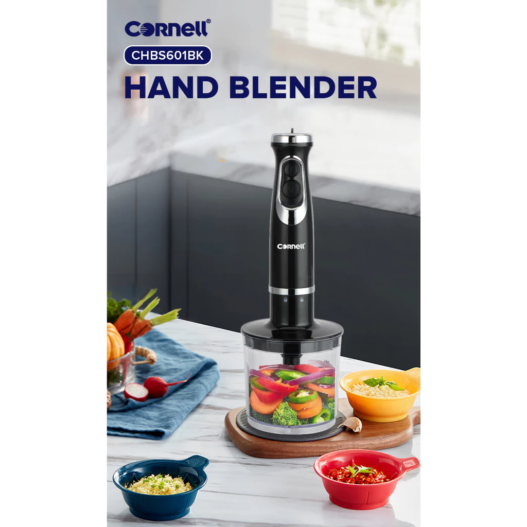 Cornell CHBS601BK 9 Speed Immersion Hand Blender Set