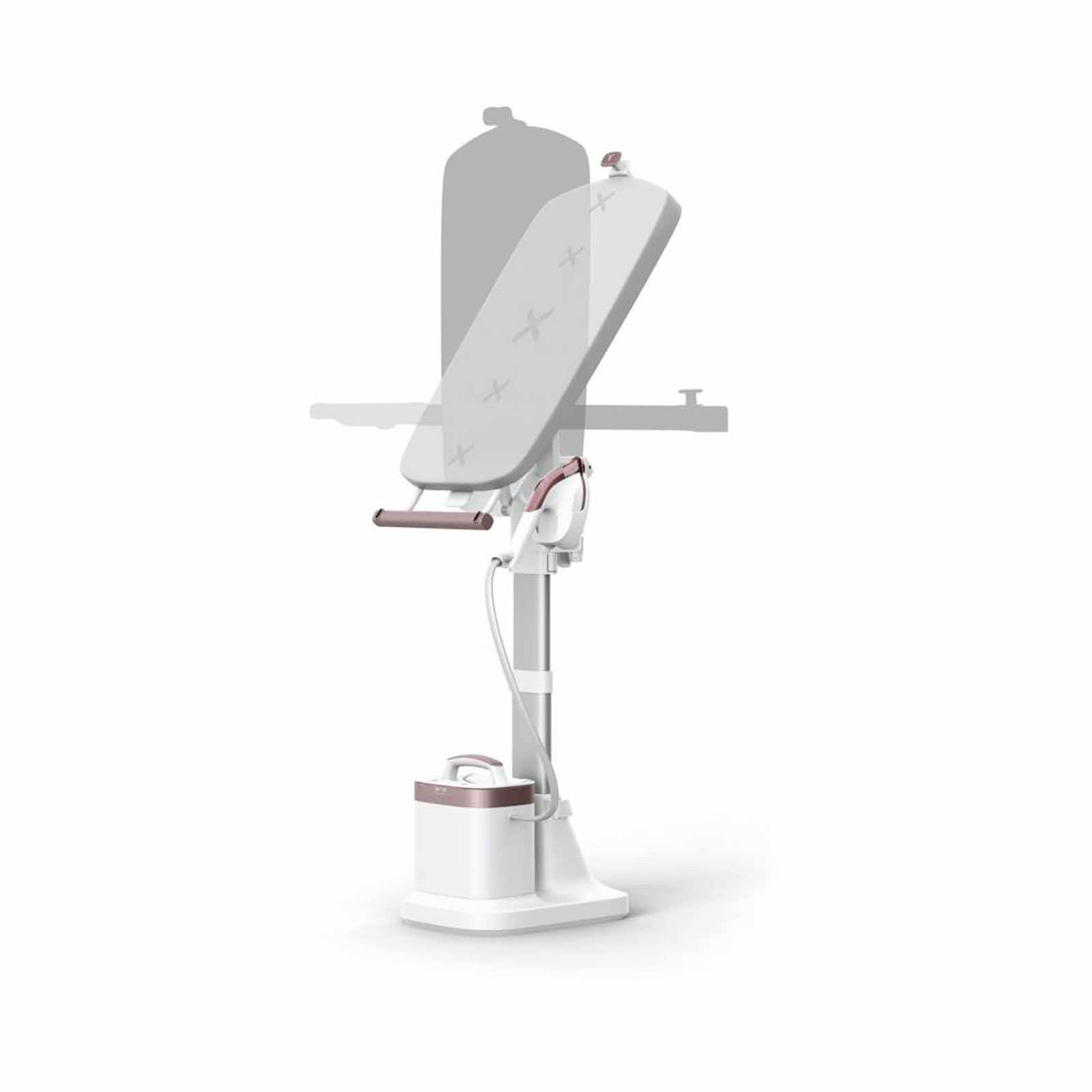 Tefal QT1811 IXEO Vision All-in-One Steaming Ironing Solution Garment Steamer - 5 Angle Tilt Board, No Burns