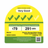 Mistral MSWH150WG Storage Water Heater 15L