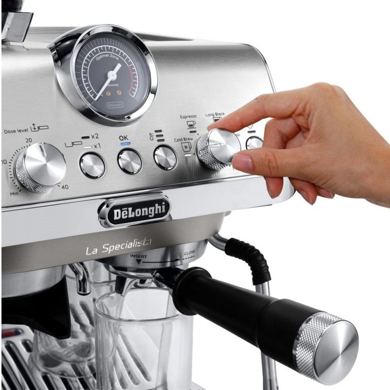FREE Coffee Glasses Worth $59.80 - Delonghi EC9255.M La Specialista Arte Evo - Pump Espresso Coffee Machines