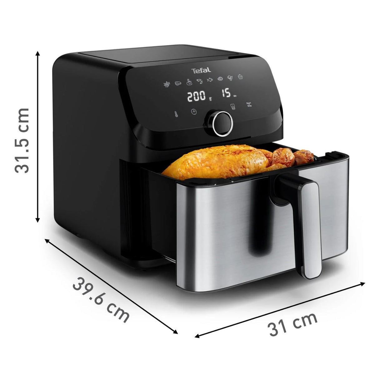 Tefal EY855D Easy Fry Mega Digital Air Fryer 7.5L