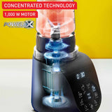 Tefal BL19H4 BlendUp Personal Blender – Removable blades, 2 dishwasher safe BPA-free Tritan jars, 1000W, 8 auto programs