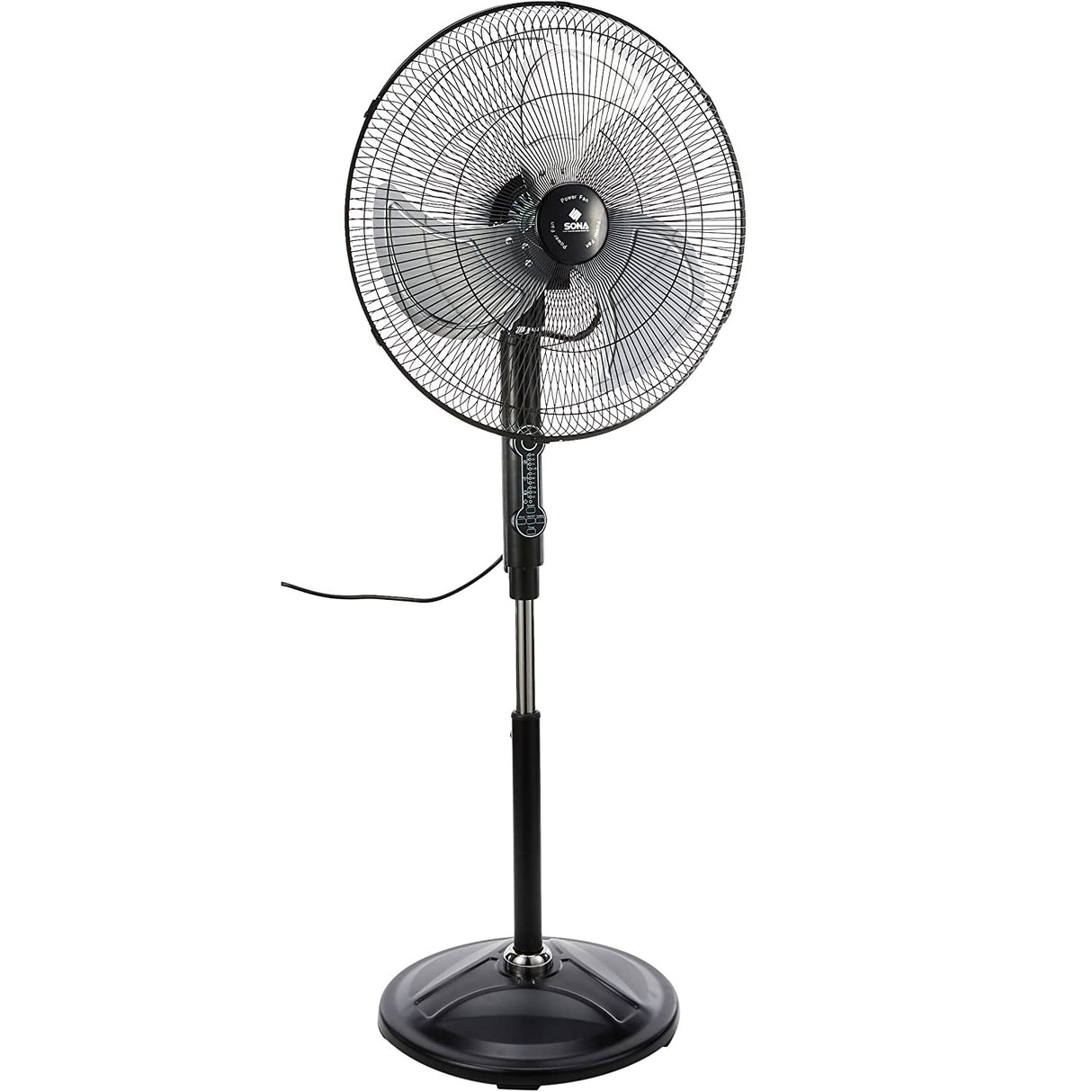 Sona SSOR 6075 Remote Power Stand Fan 20 Inch