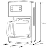 Electrolux E5CM1-80ST UltimateTaste 500 drip coffee maker 1.25L