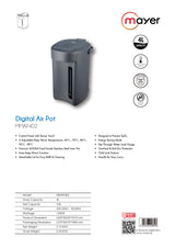 Mayer MMAP402 Digital Airpot 4L