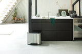 Brabantia BBT 121487 Bo Waste Pedal Bin 36L - Matt Steel Fingerprint Proof