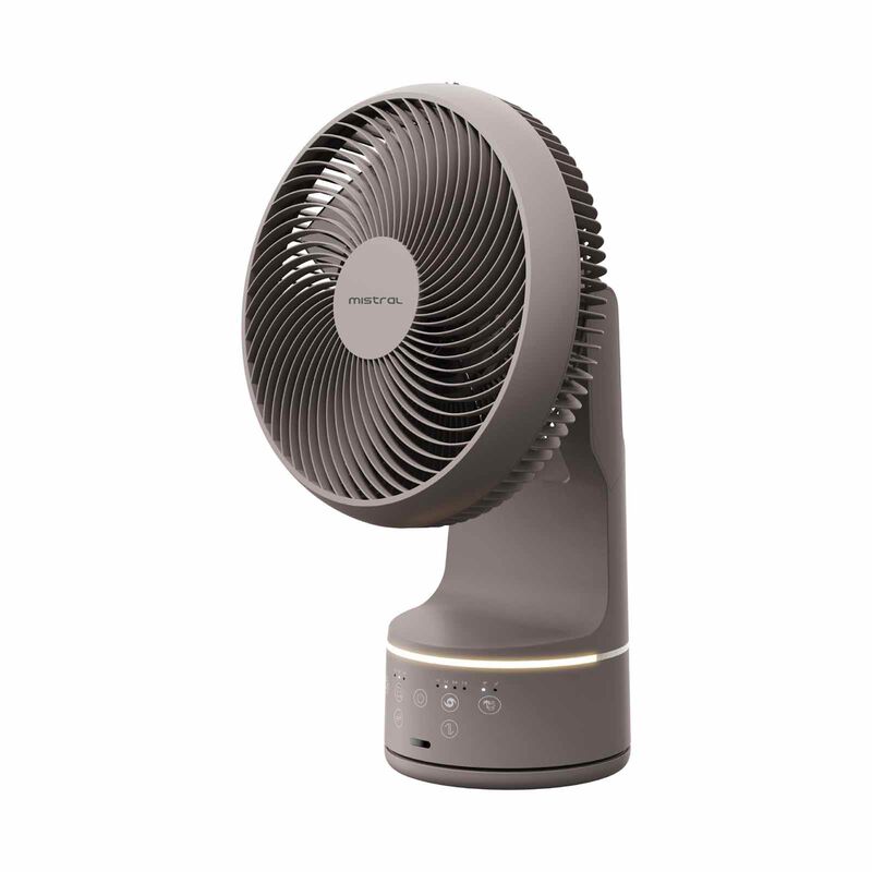 Mistral MHV1087DR DC High Velocity Desk Fan with Remote 10 Inch