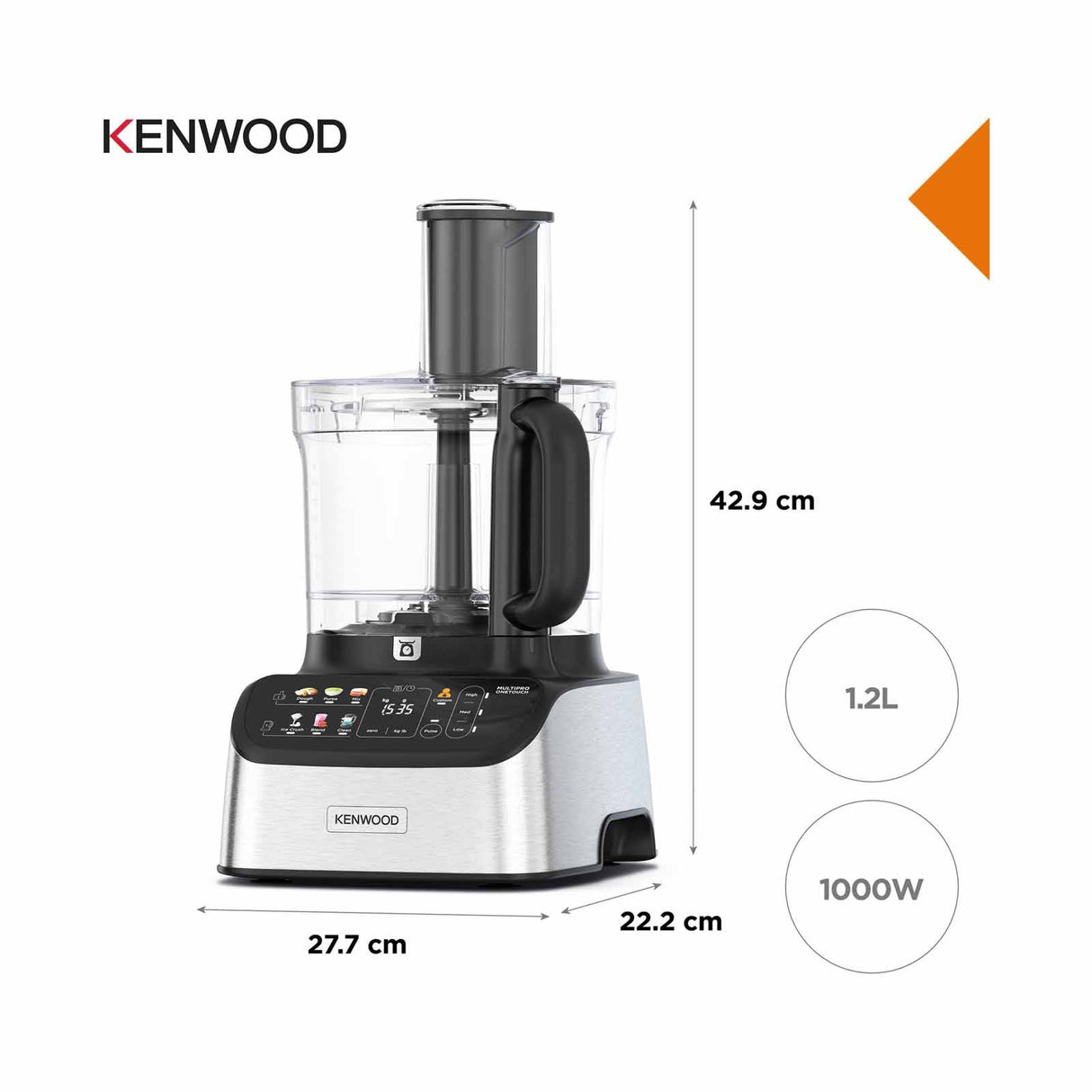 Kenwood FDM73.850SS Multi Pro One Touch Food Processor and Blender