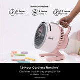 FREE NINJA THIRSTI BOTTLE Worth $59 - DW2401SM Random Color While stocks last - Shark FA050SM FlexBreeze HydroGo™ DC Portable Misting Fan -  4 Colors Available