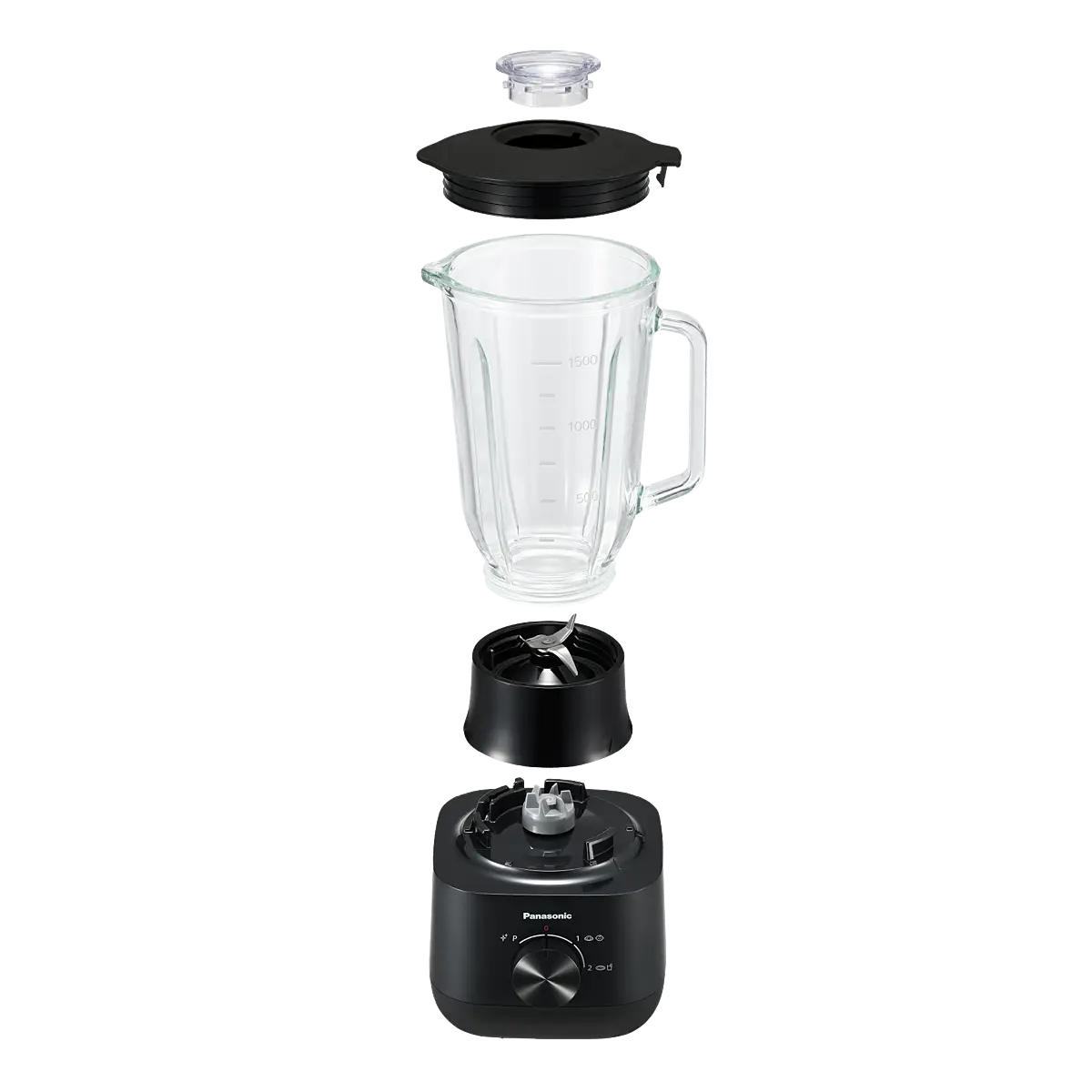 Panasonic MX-EG5311KSP Powerful Stainless Glass Blender (Total - 2L, Useful - 1.5L)