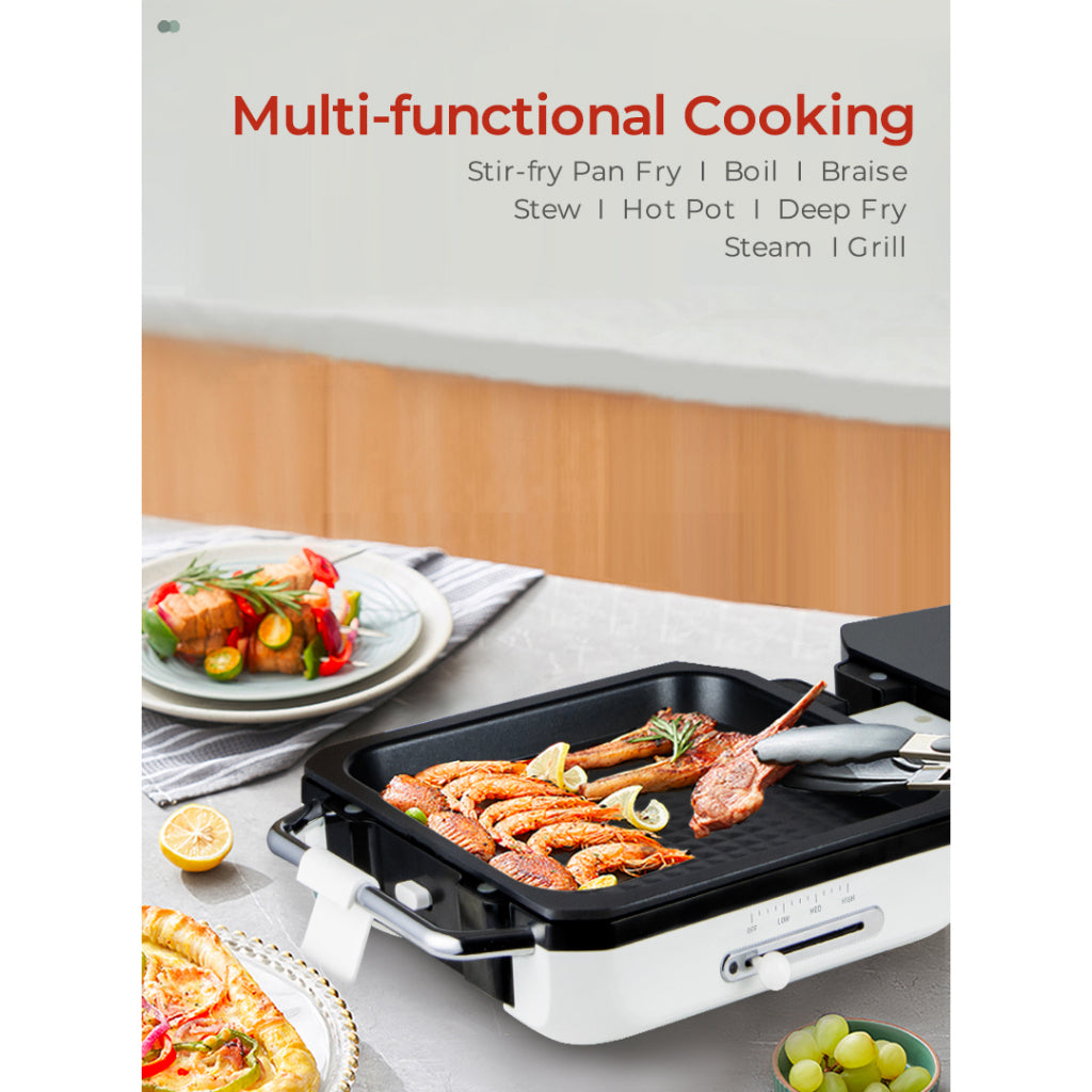 Mayer MMCCG206 Multi-Functional Ceramic Cooker with Grill