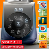 Tefal BL19H4 BlendUp Personal Blender – Removable blades, 2 dishwasher safe BPA-free Tritan jars, 1000W, 8 auto programs