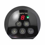 Mistral MTF1697DR Matt Black Gen 1 DC Table Fan with Remote 16 Inch