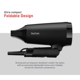 Tefal HV1841 Express Style Hair Dryer Dual Voltage – 110V, 220V, 1900W, Ultra Light, Moving Air Nozzle, 2 Speeds