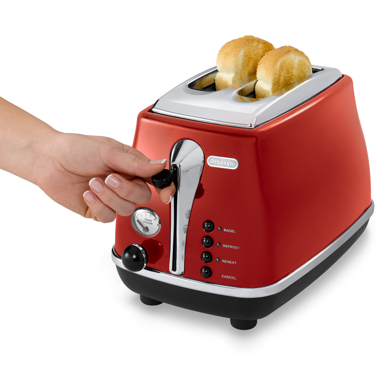 Delonghi CTO2003.R | CTO2003 Icona Classic 2-slice Toaster 900W