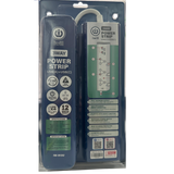 iwill IW-913U 2.5m 3 Way USB(A) + USB(C) Power Trip Surge Protector
