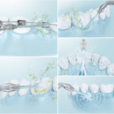 Panasonic EW1613W451 2 in 1 Oral Irrigator EW1613W451 with Orthodontic Nozzle and Ultrasonic Technology