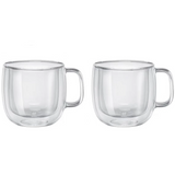 ZWilling 39500-113 Sorrento Plus Cappuccino Glasses with Handle 450ml