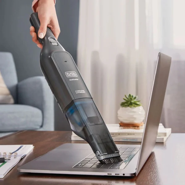 Black & Decker HLVC320B Cordless Slim  Hand Vacuum with Extra Wide Nozzle