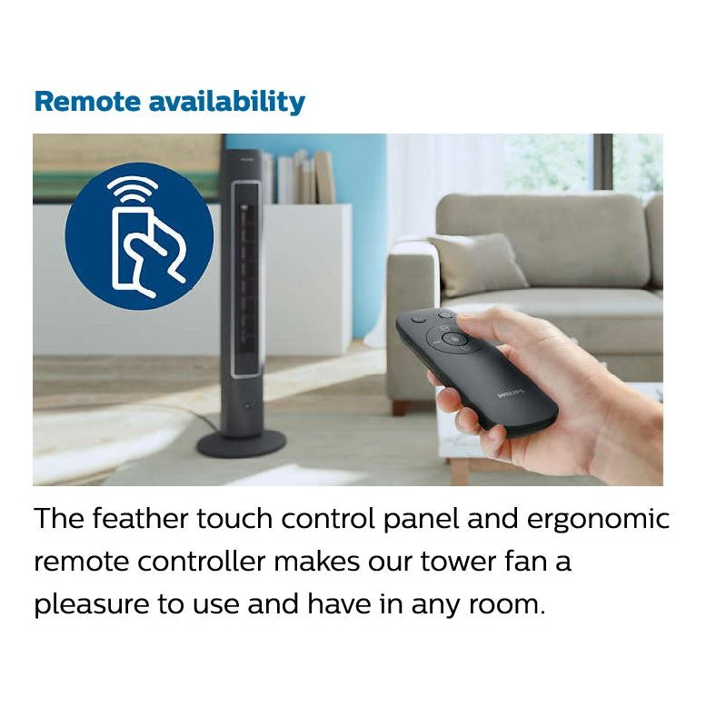 Philips CX5535/11 Remote Tower Fan 5000 Series