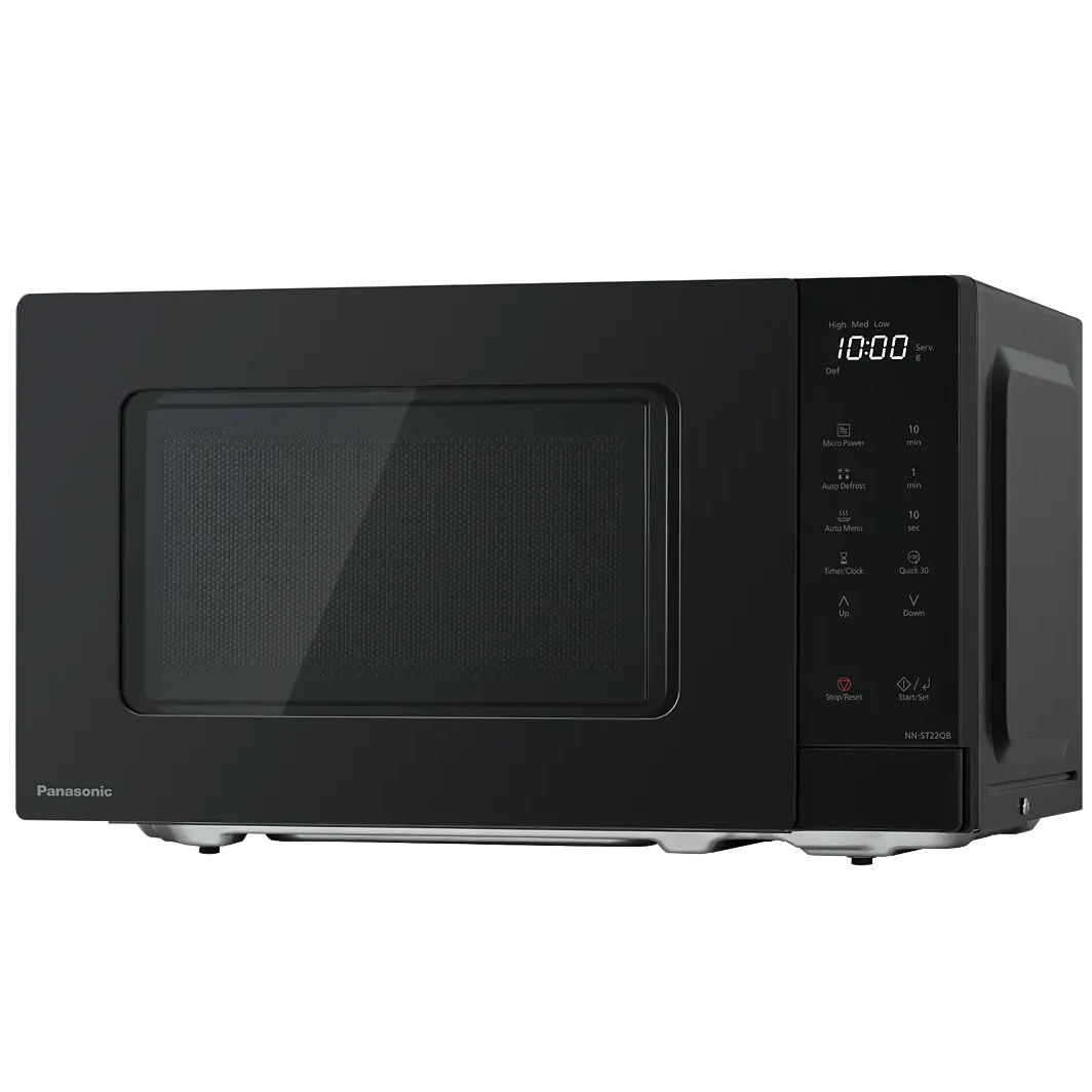 Panasonic NN-ST22QBYPQ Solo Microwave Oven with 10 Pre-Programmed Auto Menus 20L