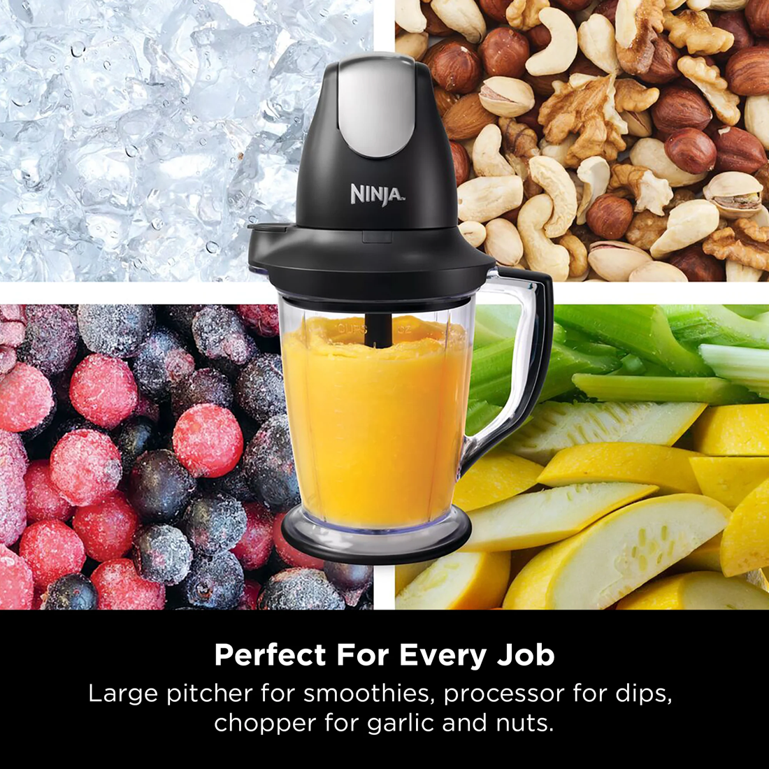 Ninja QB1004SM Master Prep Food Processor 500W