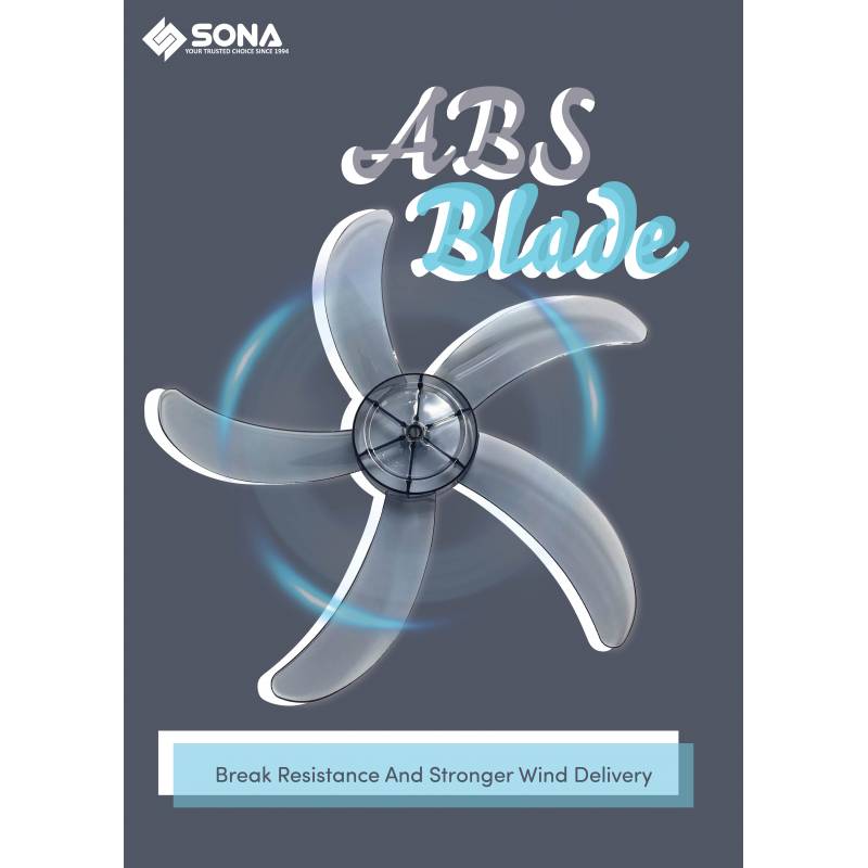 Sona SFW 1562 Wall Fan 18 Inch