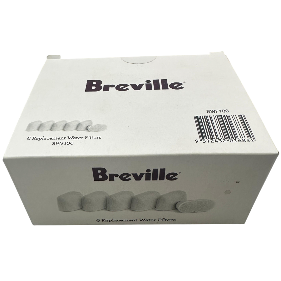 Breville BWF100 Replacement Water Filter, Box of 6