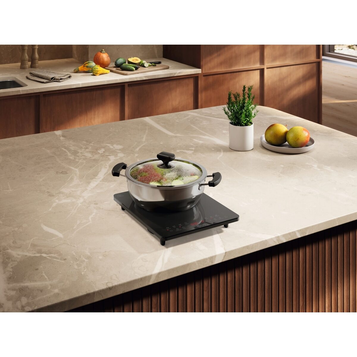 Electrolux ETIS457CGA Slim Induction Cooker 500 Series with Free Pot