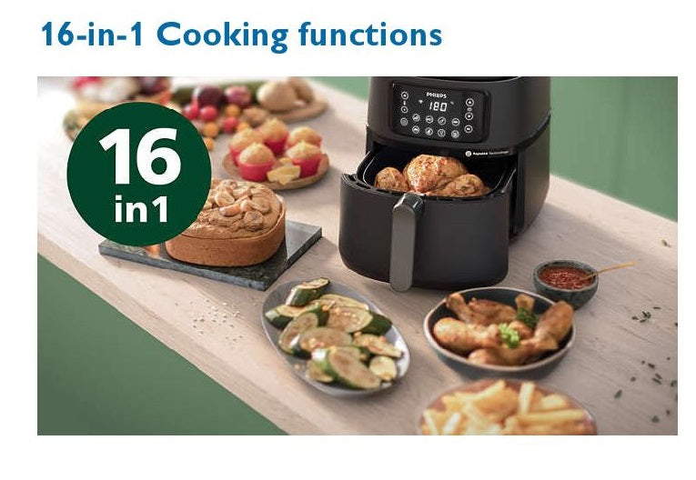 Philips HD9285/91 5000 Series XXL Connected 16 In 1 Airfryer