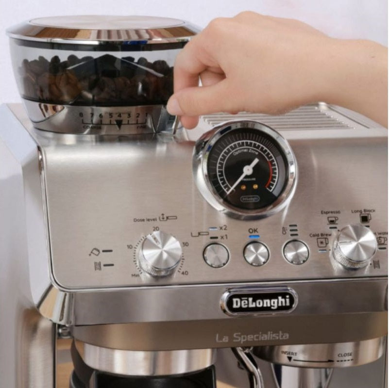 FREE Coffee Glasses Worth $59.80 - Delonghi EC9255.M La Specialista Arte Evo - Pump Espresso Coffee Machines