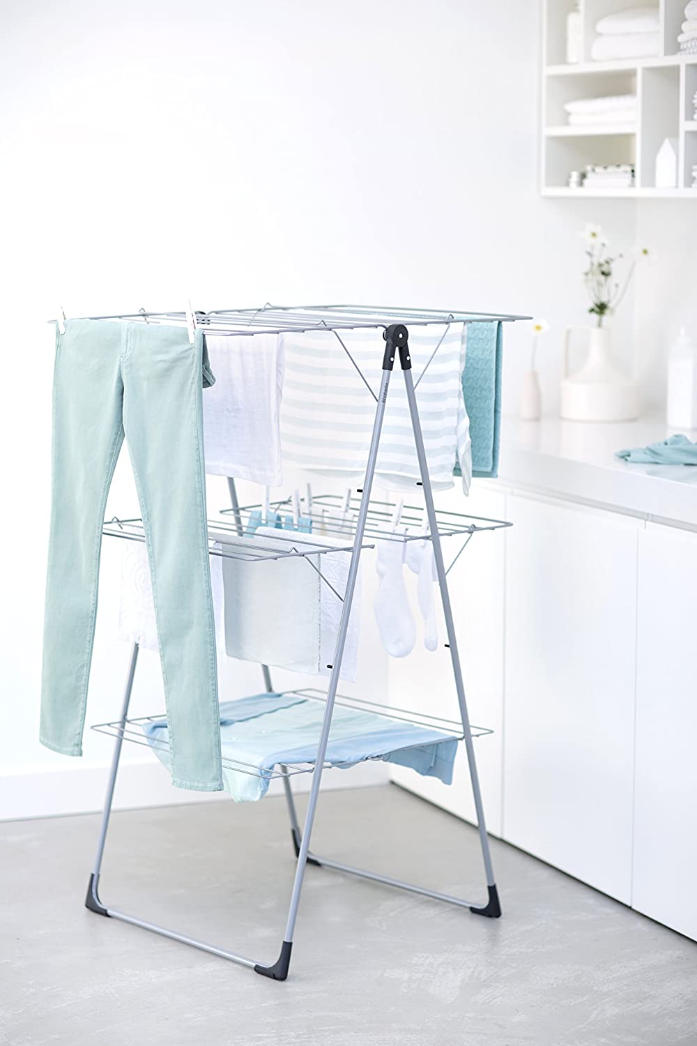 Brabantia BBT 476648 Tower Drying Rack 23m - Metallic Grey