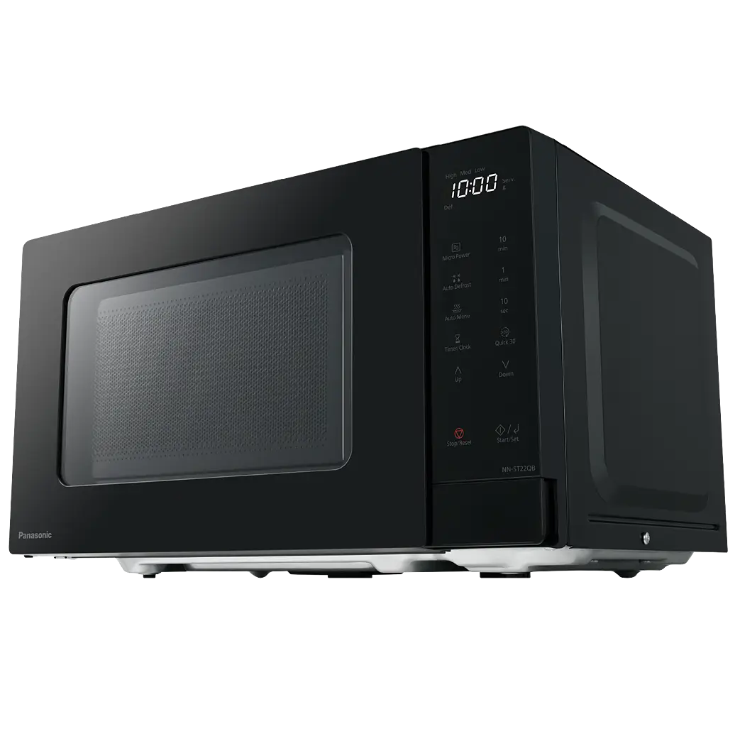 Panasonic NN-ST22QBYPQ Solo Microwave Oven with 10 Pre-Programmed Auto Menus 20L