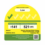 Mistral MSWHZ-35CG Storage Water Heater 35L